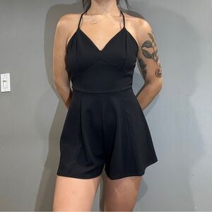 Love Culture Black Strappy Jumpsuit